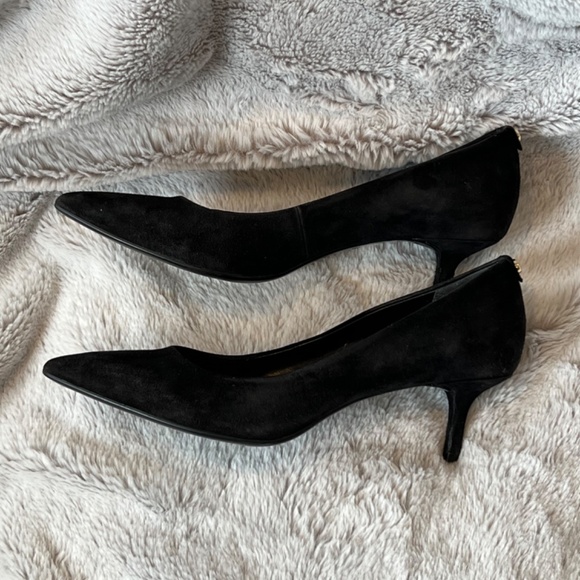 Michael Kors Black Suede Pumps - Picture 5 of 7